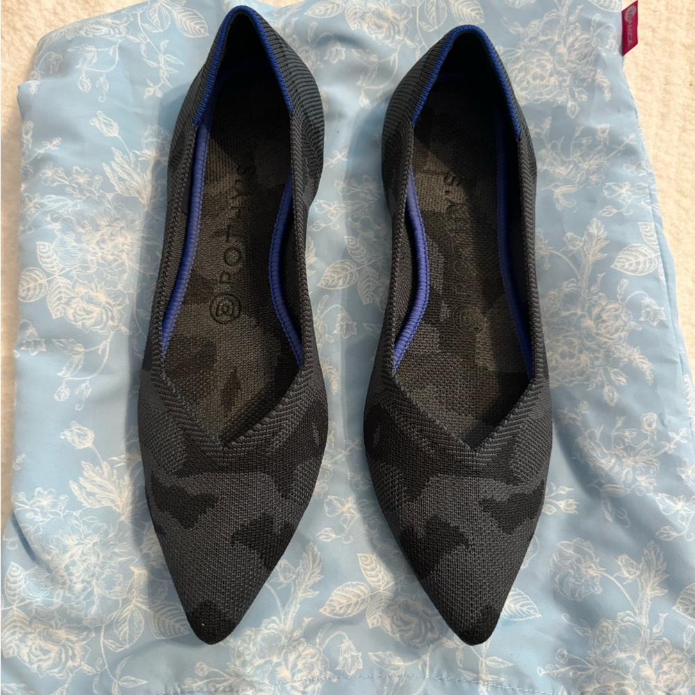 Rothy’s The Point Camo Flats